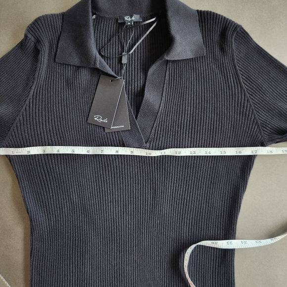 Rails Womens Black Ribbed Kennedy Sweater Size Medium NWT - Picture 13 of 16